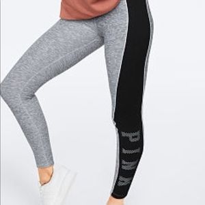 VS PINK GREY MESH LEGGINGS